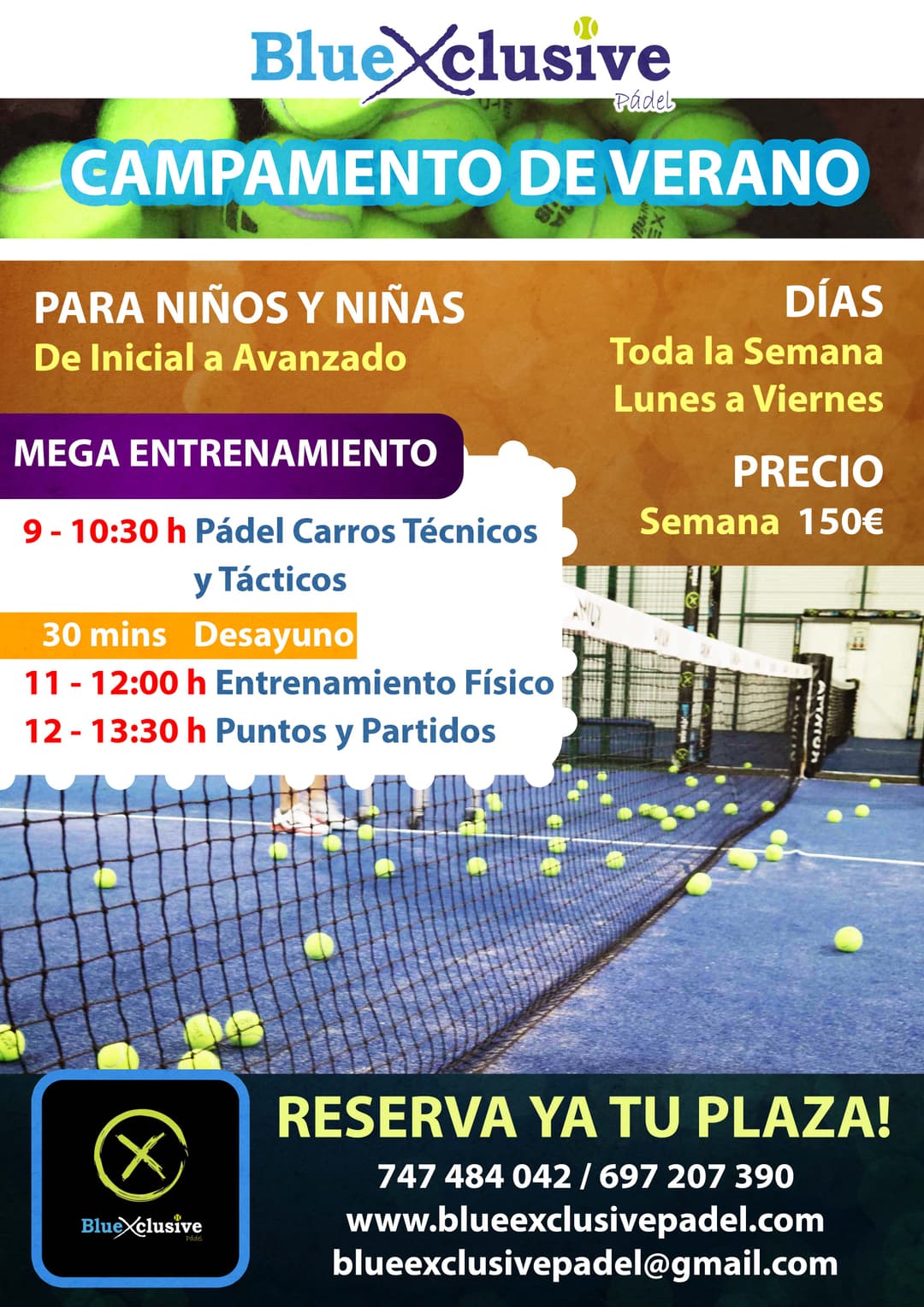 cartel de campamento de verano