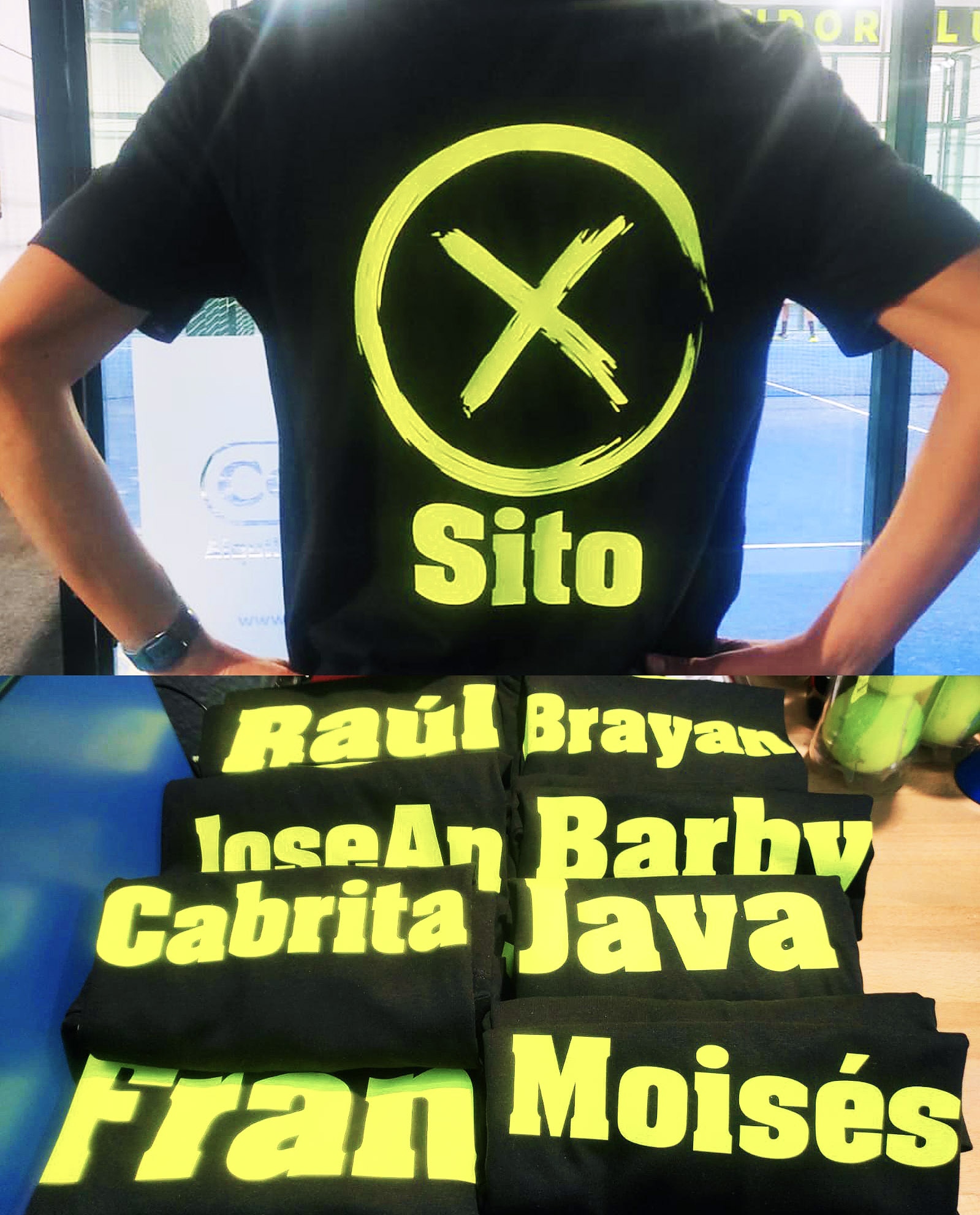 camisetas personalizadas de pádel